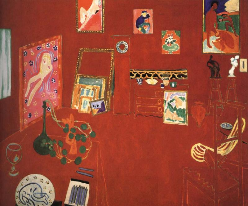 Henri Matisse Red studio oil painting picture